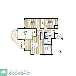 エクセルエヌ・ケー 3LDKの間取図画像