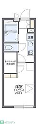 レオパレス武蔵関公園 1Kの間取図画像