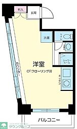 プログレス下高井戸 ワンルームの間取図画像