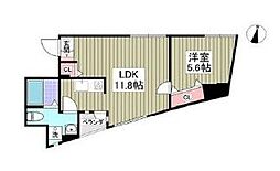 クレスト練馬春日町 1LDKの間取図画像