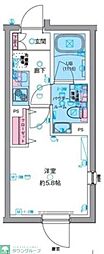 杉並区高円寺北4丁目マンション 1Kの間取図画像