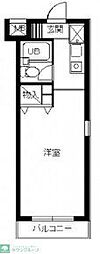 スカイコート高円寺2 ワンルームの間取図画像
