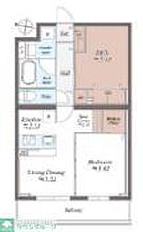 SYMPHONY PARK 1SLDKの間取図画像