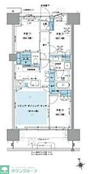 パークホームズ杉並上荻 6階3LDKの間取り