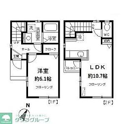 ソレーユ 1LDKの間取り