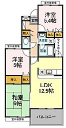 ステラガーデン 3LDKの間取図画像