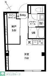 杉並区桃井1丁目マンション 1LDKの間取図画像