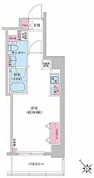 RESIDIA荻窪3 ワンルームの間取図画像