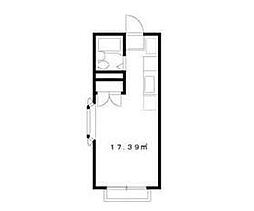 ルネス中野 ワンルームの間取図画像