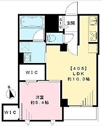 スマート・グラン荻窪 1LDKの間取図画像