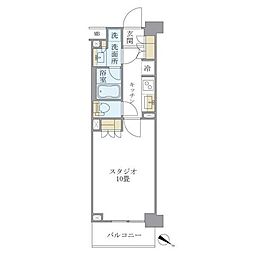 BLESS中野弥生町 1Kの間取図画像