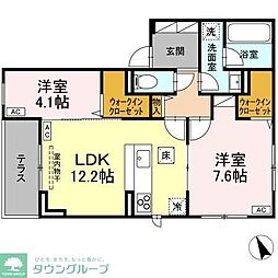 CASA de MaNa 吉祥寺 2LDKの間取図画像