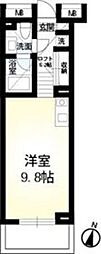 TRIA 1Kの間取図画像