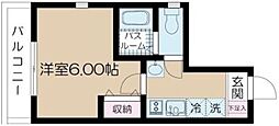 NSGATE光が丘 1Kの間取図画像