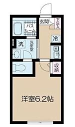 フェリーチェ高円寺B 1Kの間取図画像