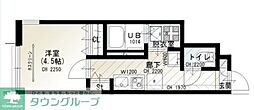 ソルナクレイシア荻窪IV 1Kの間取図画像