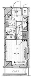 ルーブル高円寺弐番館 1Kの間取図画像