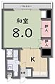 樺川荘マンション6階95万円