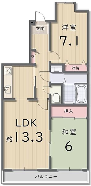 間取りを拡大表示