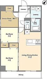 間取図画像 2SLDK