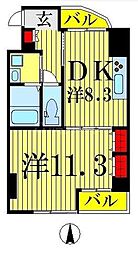 間取図画像 1DK