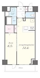 HorizonResidence 1LDKの間取図画像
