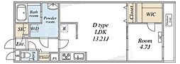 リブリ・本一色 1LDKの間取図画像