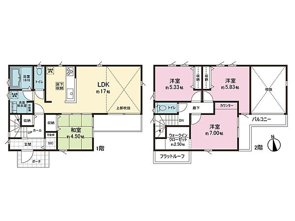 間取りを拡大表示