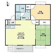 フォブール吉峰A A201 ｜ 香川県高松市林町2523-3（賃貸アパート2LDK・2階・57.95㎡） その2