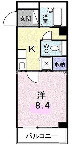 ジャンレジダンスＭ 201｜香川県高松市西町(賃貸マンション1K・2階・27.40㎡)の写真 その2