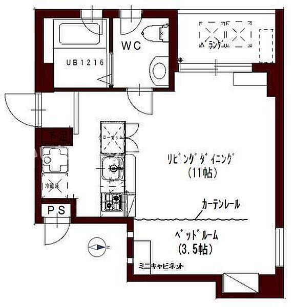 コリドールエスエフ 503｜香川県高松市常磐町2丁目(賃貸マンション1R・5階・31.40㎡)の写真 その2