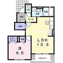 フレスクーラＡ 102 ｜ 香川県東かがわ市中筋122番地6（賃貸アパート1LDK・1階・48.39㎡） その2