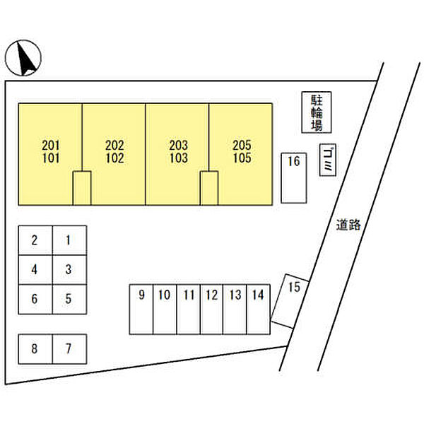 プラセール紙町 205｜香川県高松市紙町(賃貸アパート2DK・2階・47.90㎡)の写真 その21