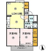 パラシオ樹太 A棟 A201 ｜ 香川県高松市木太町（賃貸アパート2LDK・2階・55.90㎡） その2