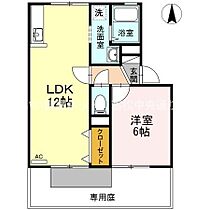 ビッグベアハイツ Ｂ棟 B102 ｜ 香川県高松市林町（賃貸アパート1LDK・1階・41.89㎡） その2