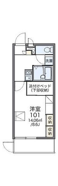 レオパレスラルマン福岡町 104｜香川県高松市福岡町4丁目(賃貸マンション1K・1階・23.18㎡)の写真 その19