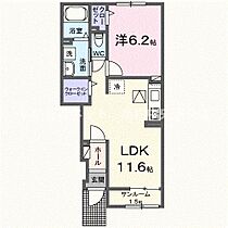 ジェンティーIＡ 103 ｜ 香川県高松市国分寺町新居1178番地（賃貸アパート1LDK・1階・43.61㎡） その2