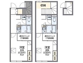 レオパレスオリーブ 207 ｜ 香川県丸亀市土器町東5丁目（賃貸アパート1K・2階・28.02㎡） その2