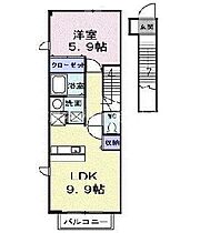 サンシャイン　桜川　Ｃ 202 ｜ 香川県仲多度郡多度津町桜川2丁目1番35号（賃貸アパート1LDK・2階・41.98㎡） その2