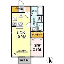 リバーサイド マロニエ 105 ｜ 香川県観音寺市三本松町1丁目（賃貸アパート1LDK・1階・33.39㎡） その2