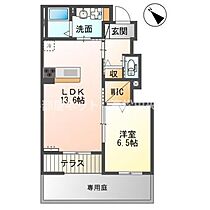 レガーメII 103 ｜ 香川県綾歌郡宇多津町新開2419-15（賃貸アパート1LDK・1階・49.49㎡） その2