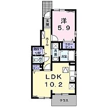 カーサ・プリートIII 101 ｜ 香川県丸亀市原田町1791番地1（賃貸アパート1LDK・1階・43.10㎡） その2