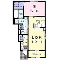 アヴニールII 103 ｜ 香川県高松市上福岡町2002番地12（賃貸アパート1LDK・1階・52.38㎡） その2