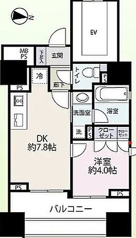 間取り ライオンズ練馬アートレジデンス 4階/-