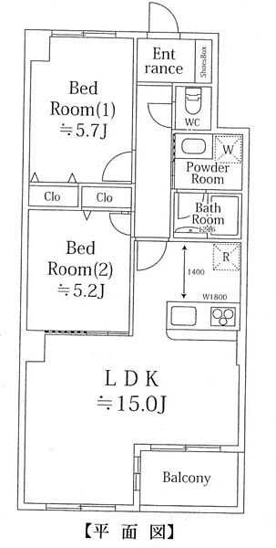 間取りを拡大表示