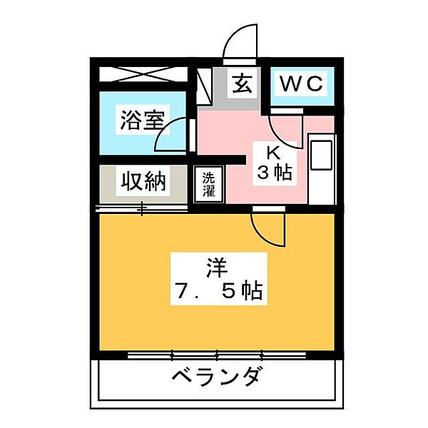 ストーンパレスII ｜静岡県裾野市伊豆島田(賃貸マンション1K・2階・24.79㎡)の写真 その2