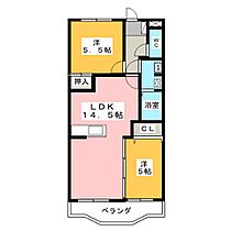 サンメイプル徳倉  ｜ 静岡県三島市徳倉２丁目（賃貸マンション2LDK・3階・53.46㎡） その2