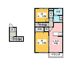 タカダハイツ  ｜ 静岡県三島市幸原町１丁目（賃貸アパート2LDK・2階・54.23㎡） その2