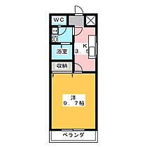 サンライズ  ｜ 静岡県伊豆の国市天野（賃貸マンション1K・2階・29.75㎡） その2