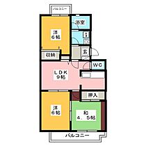 シャトー望月Ａ棟  ｜ 静岡県三島市壱町田（賃貸マンション3LDK・3階・59.29㎡） その2